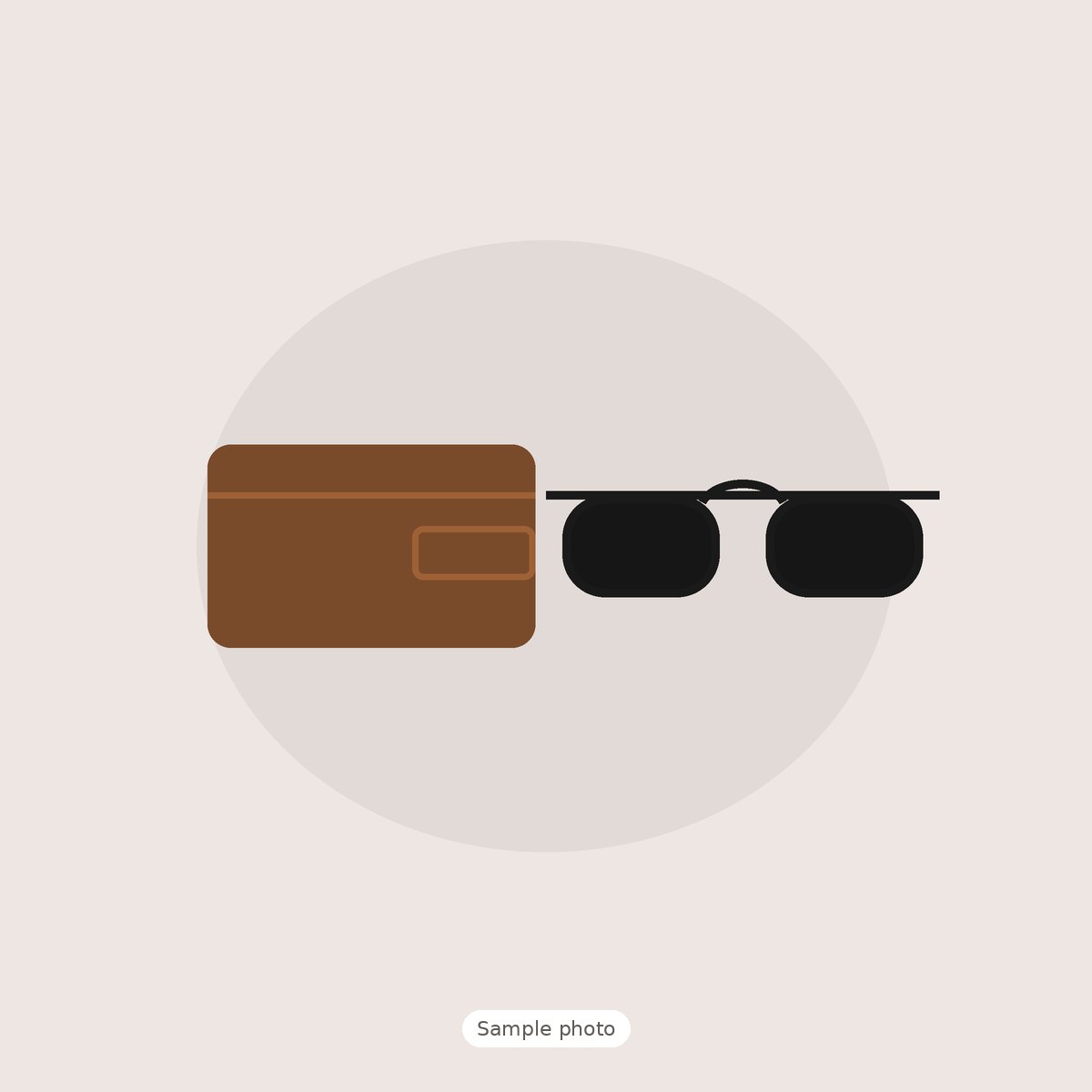 Gift Set for Him: Bifold Wallet + Streetwear Sunglasses