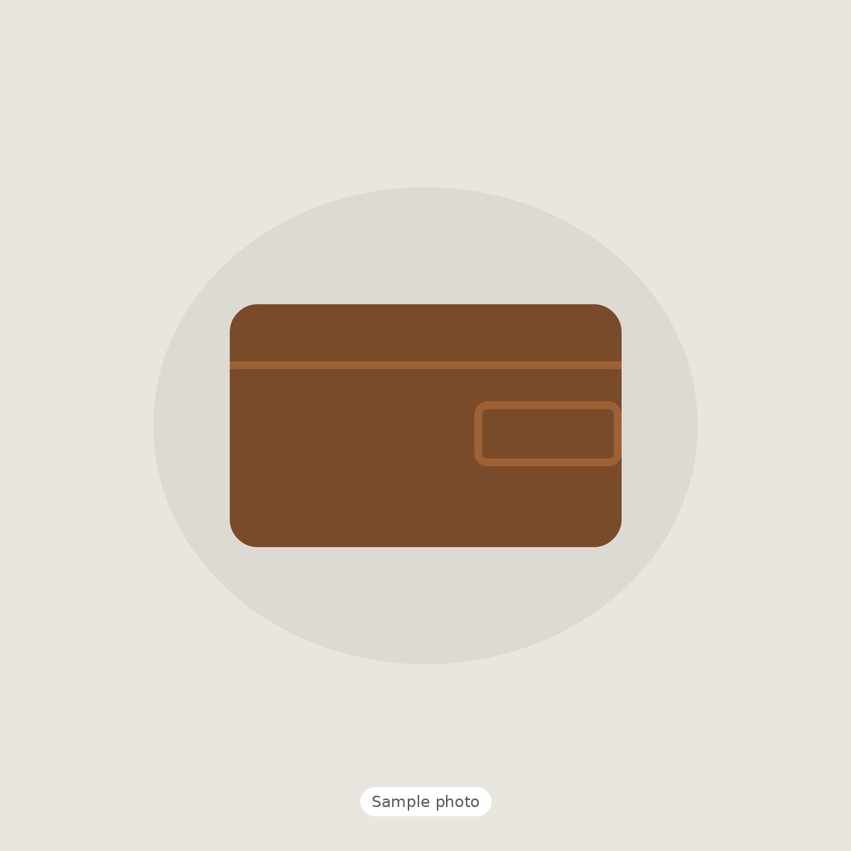 Slim Bifold Hunter Leather Wallet